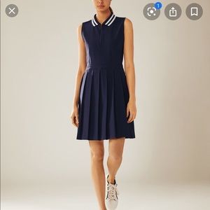 Tory Sport golf dress navy blue